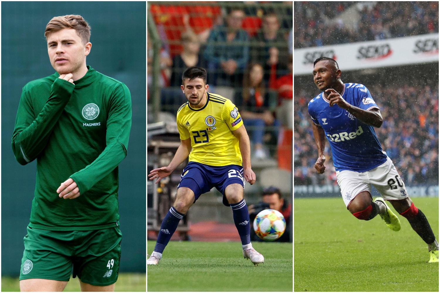 James Forrest ‘targeted’ by European giants | Celtic scout Greg Taylor | Neither Morelos nor Defoe’s spot is guaranteed, says Gerrard