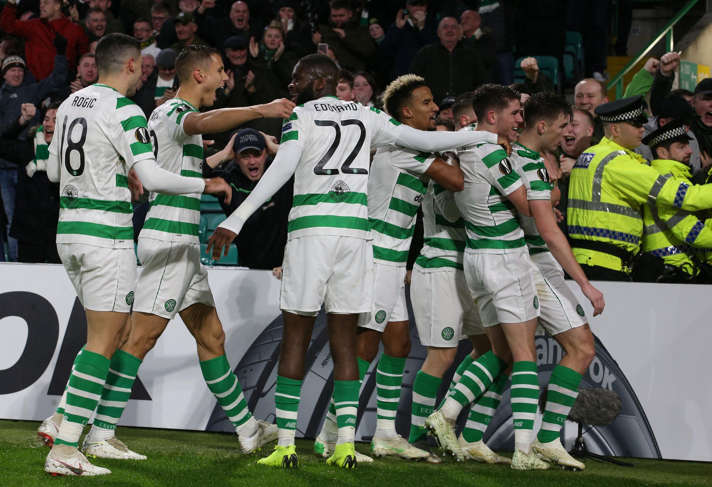 Kieran Tierney returned to Celtic to bid emotional farewell to teammates after Arsenal switch