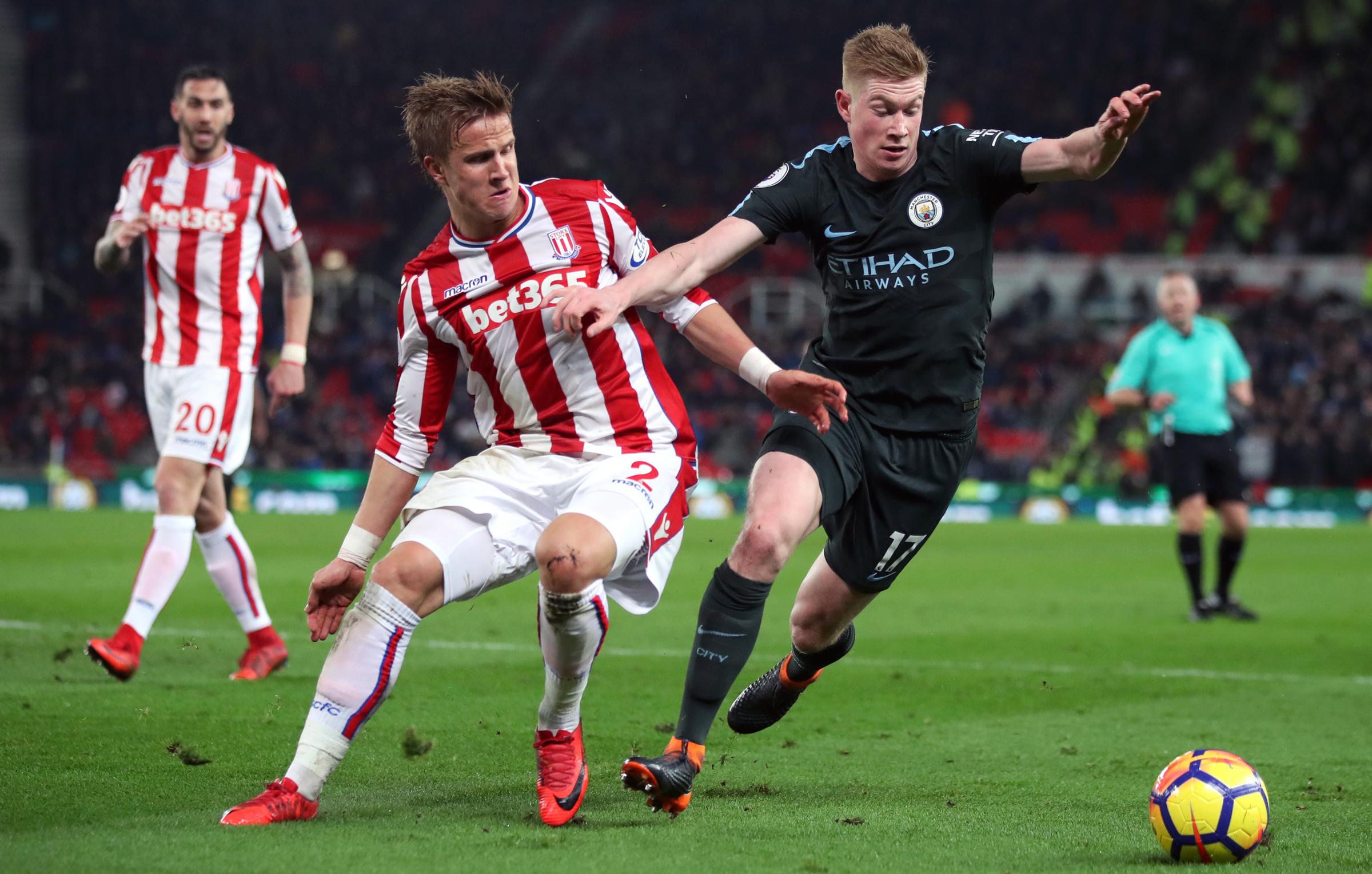 Celtic complete loan signing of Stoke City right-back Moritz Bauer