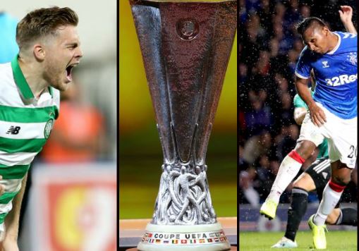 Europa league draw: Who can Celtic and Rangers face?