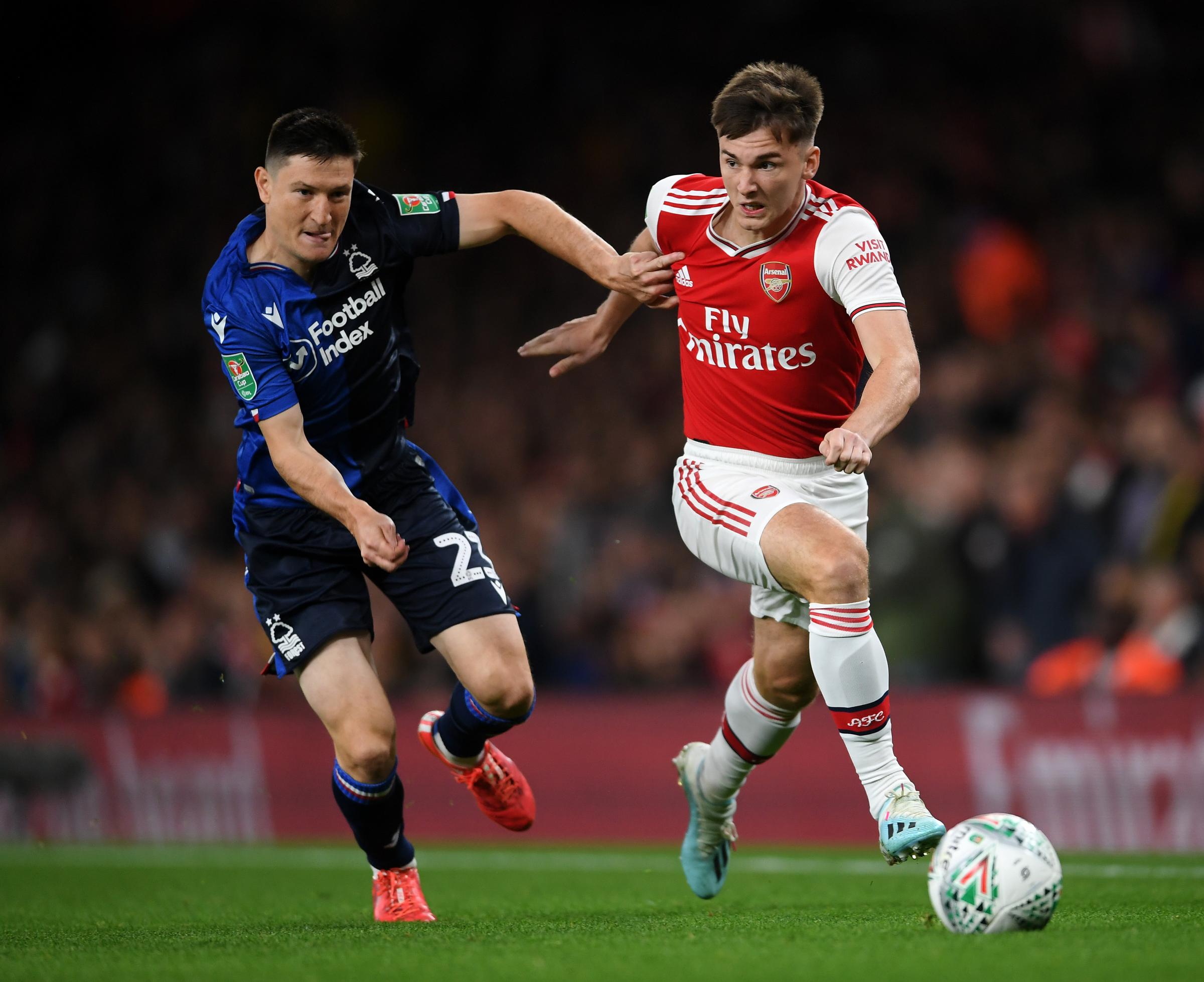 Kieran Tierney congratulated by Arsenal teammates and Celtic stars after long-awaited Gunners debut