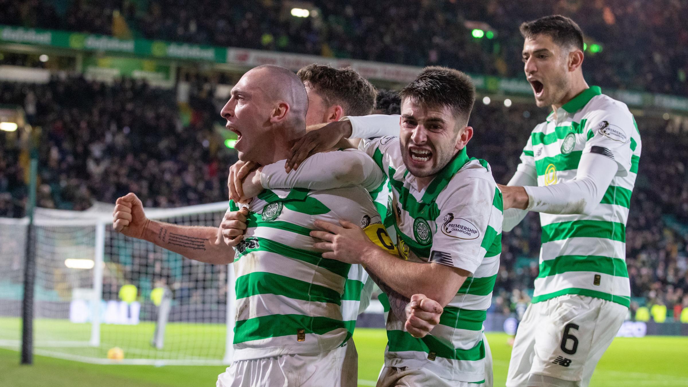 Celtic 2 Hamilton 1: Highlights as last-gasp Scott Brown goal sends Celtic clear at top