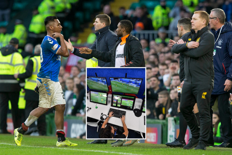 Rangers call for VAR after Celtic clash as they open up on Alfredo Morelos ‘throat-slitting’ gesture to Hoops fans