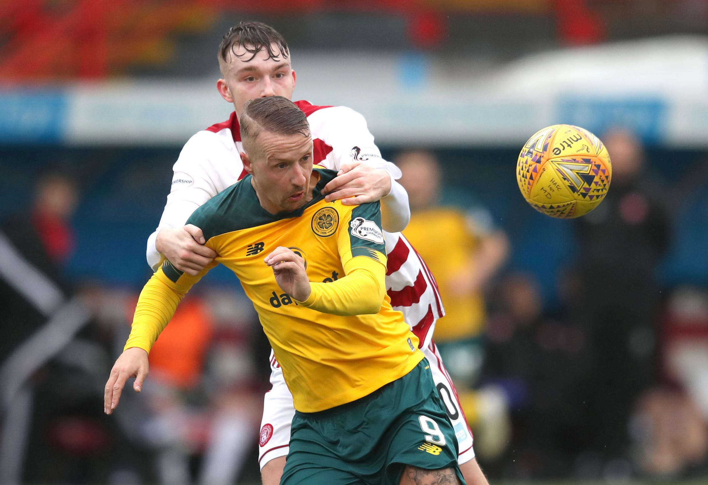 Celtic’s Leigh Griffiths waits to hear about possible SFA action