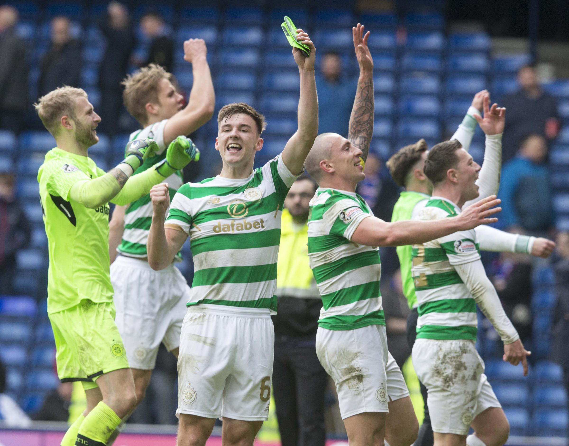 Kieran Tierney pokes fun at Rangers as Celtic fans hijack ‘favourite Ibrox memory’ tweet