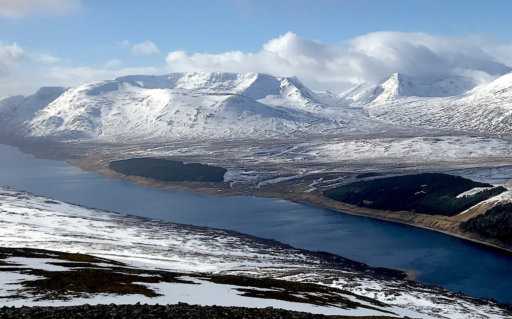 The walk: Drumochter's Geal-Charn Winter trek, with easy access from A9