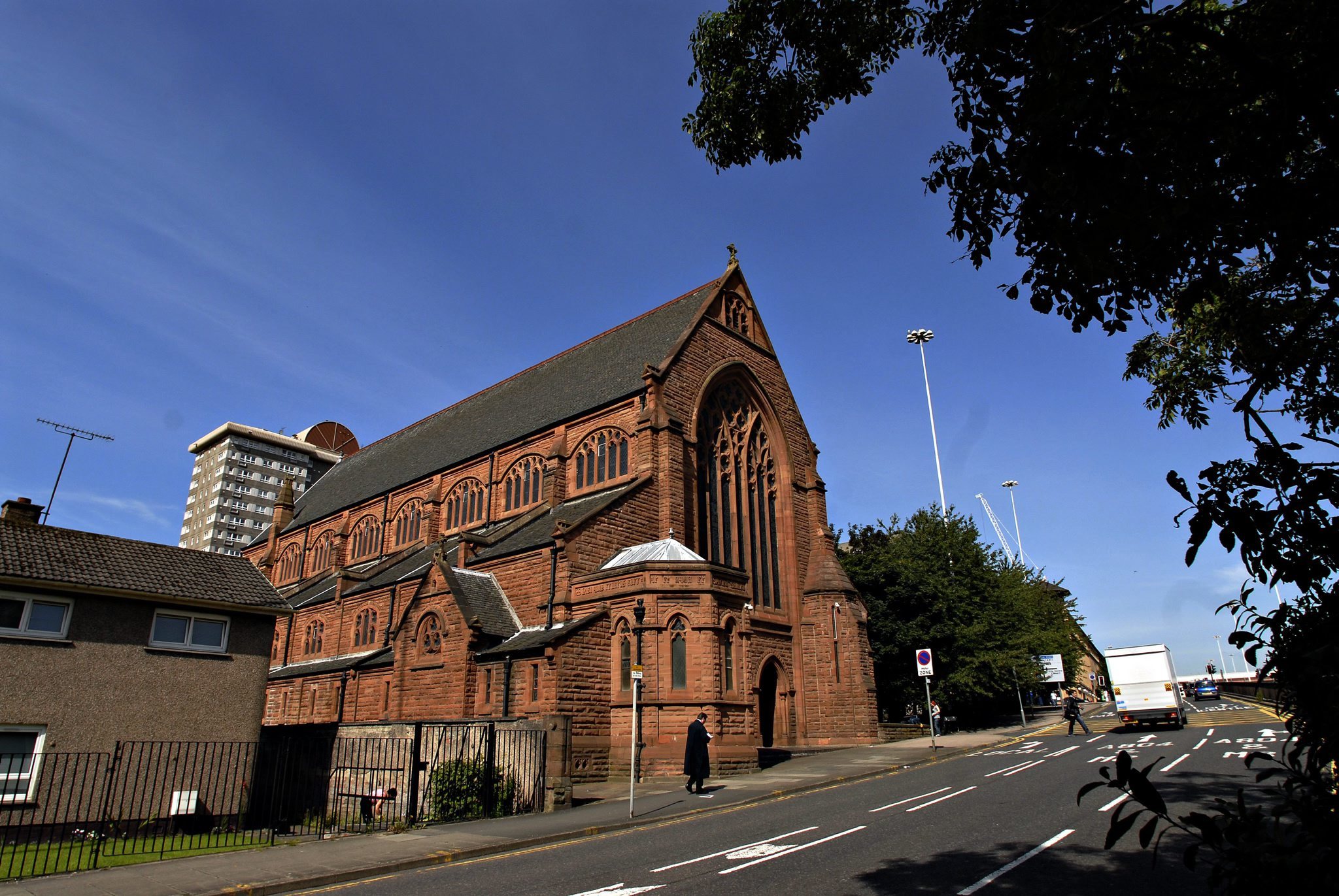 St Patricks Church in the Anderston area of Glasgow where Angelika Kluk was found