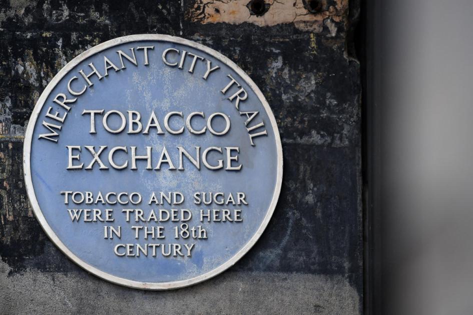 Tobacco exchange plaque