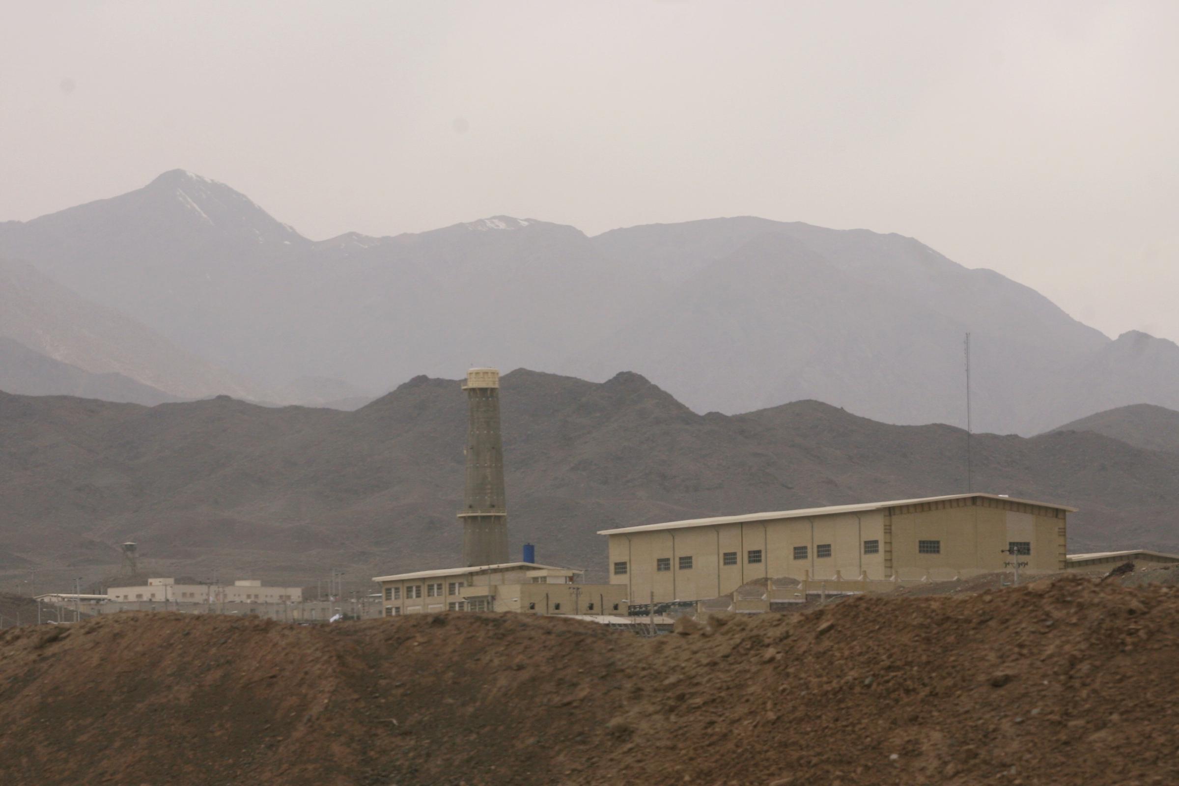 Natanz uranium enrichment facility is seen outside the city of Kashan, 186 miles (300 km) southeast of Tehran, Iran on April 9, 2007. April 9 is Irans national nuclear technology day and marks the first anniversary of its enrichment of uranium to the