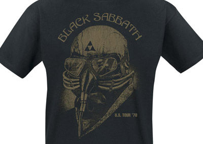 black sabbath t shirt hmv