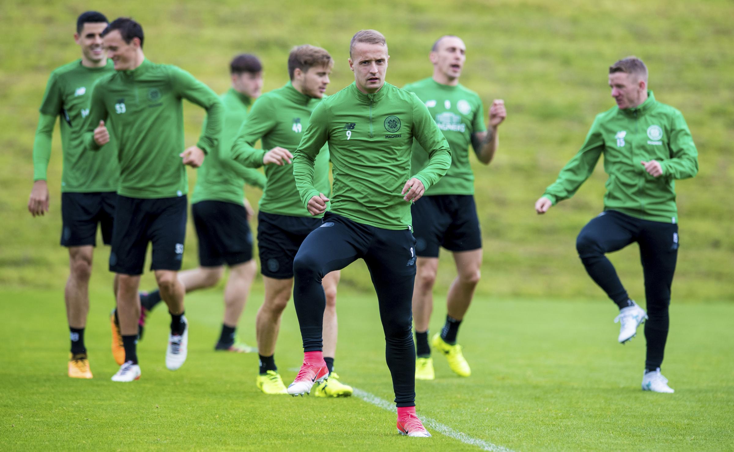 Celtic assistant Chris Davies expects Leigh Griffiths to feature against Rosenborg