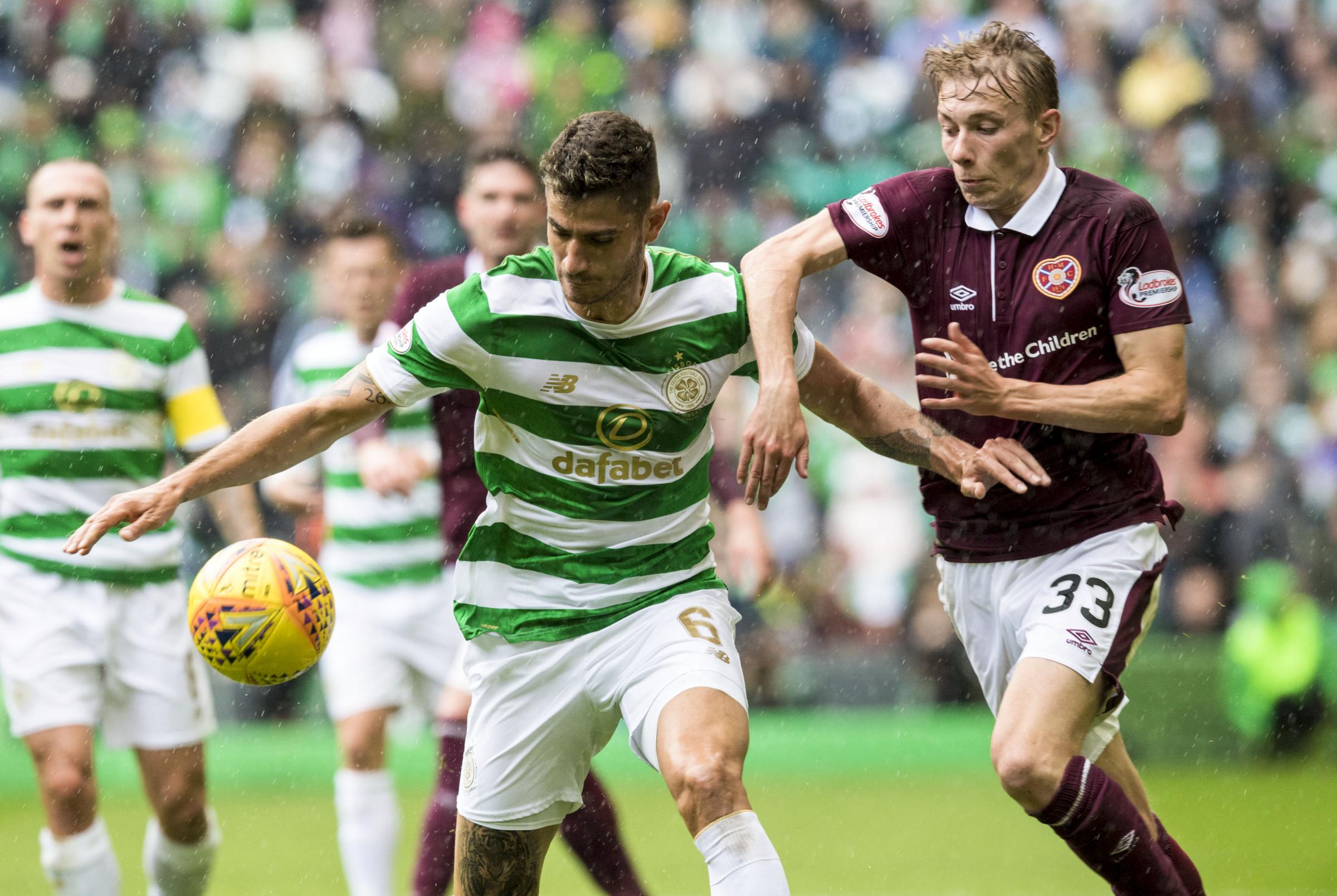 Nir Bitton: Hearts striker Kyle Lafferty dived against Celtic – he should have been sent off