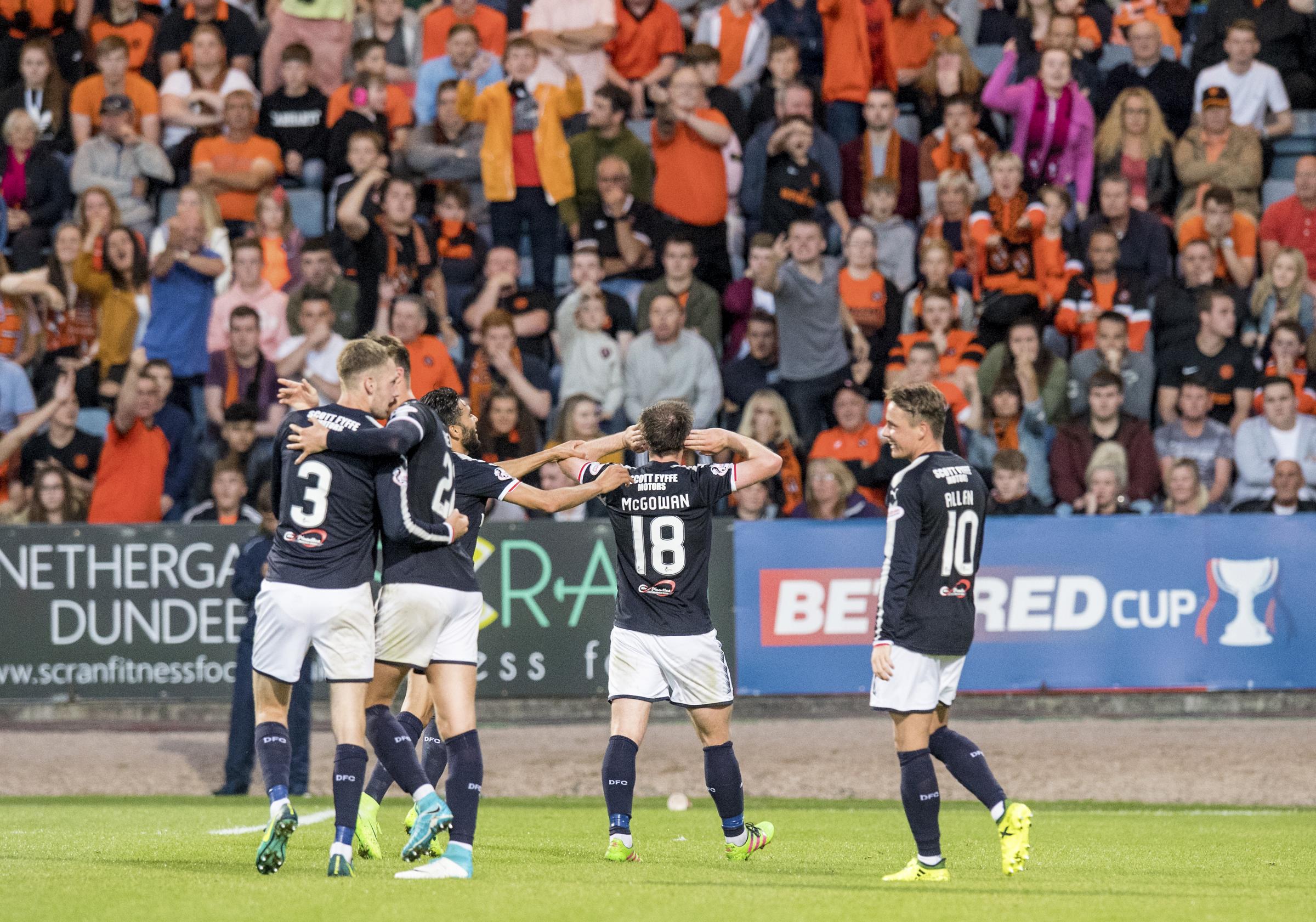 Dundee 2 Dundee United 1: Paul McGowan the cup hero to set up quarter-final tie against Celtic