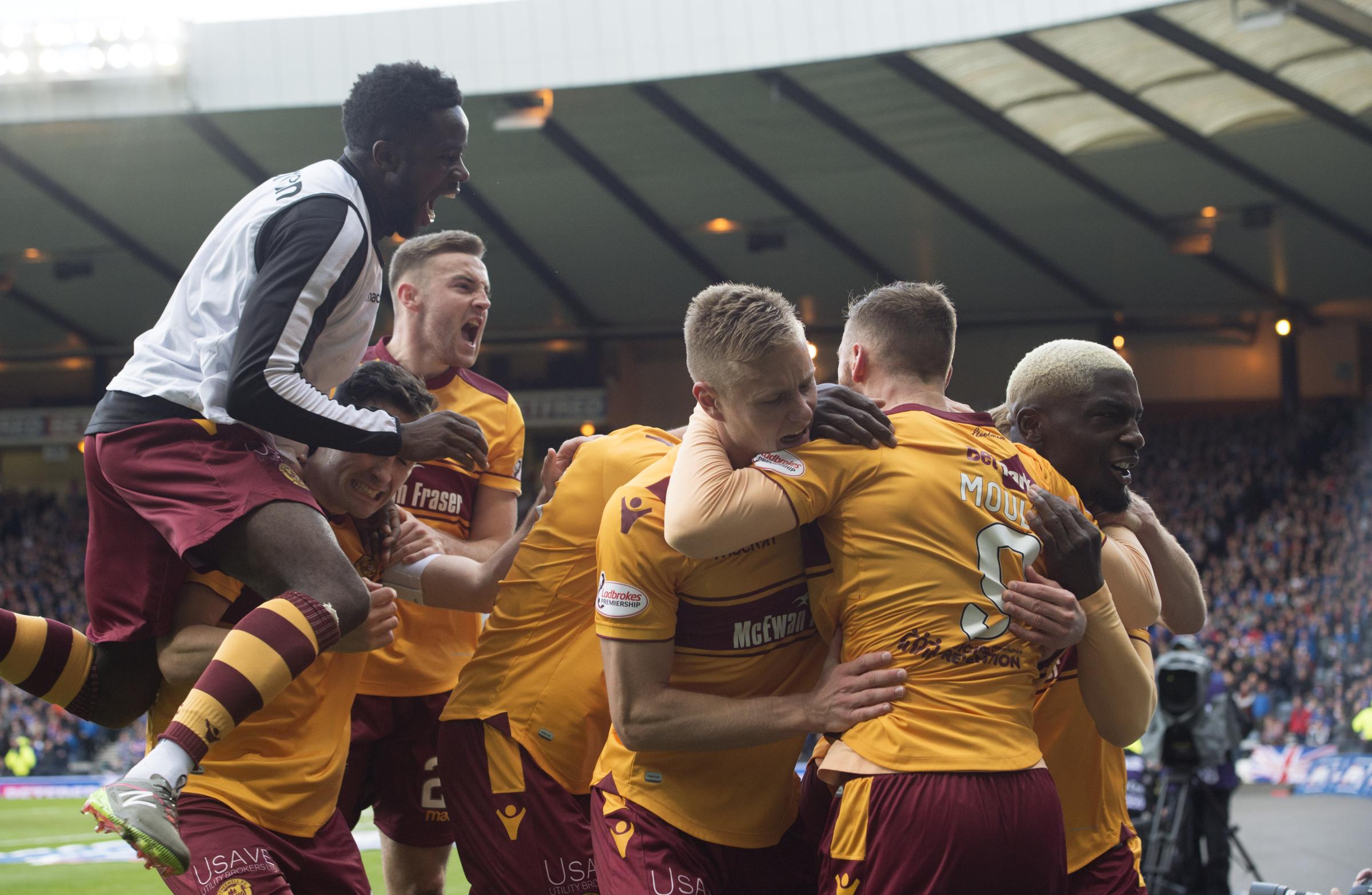 Rangers 0 Motherwell 2: Louis Moult double fires Steelmen into Betfred Cup final