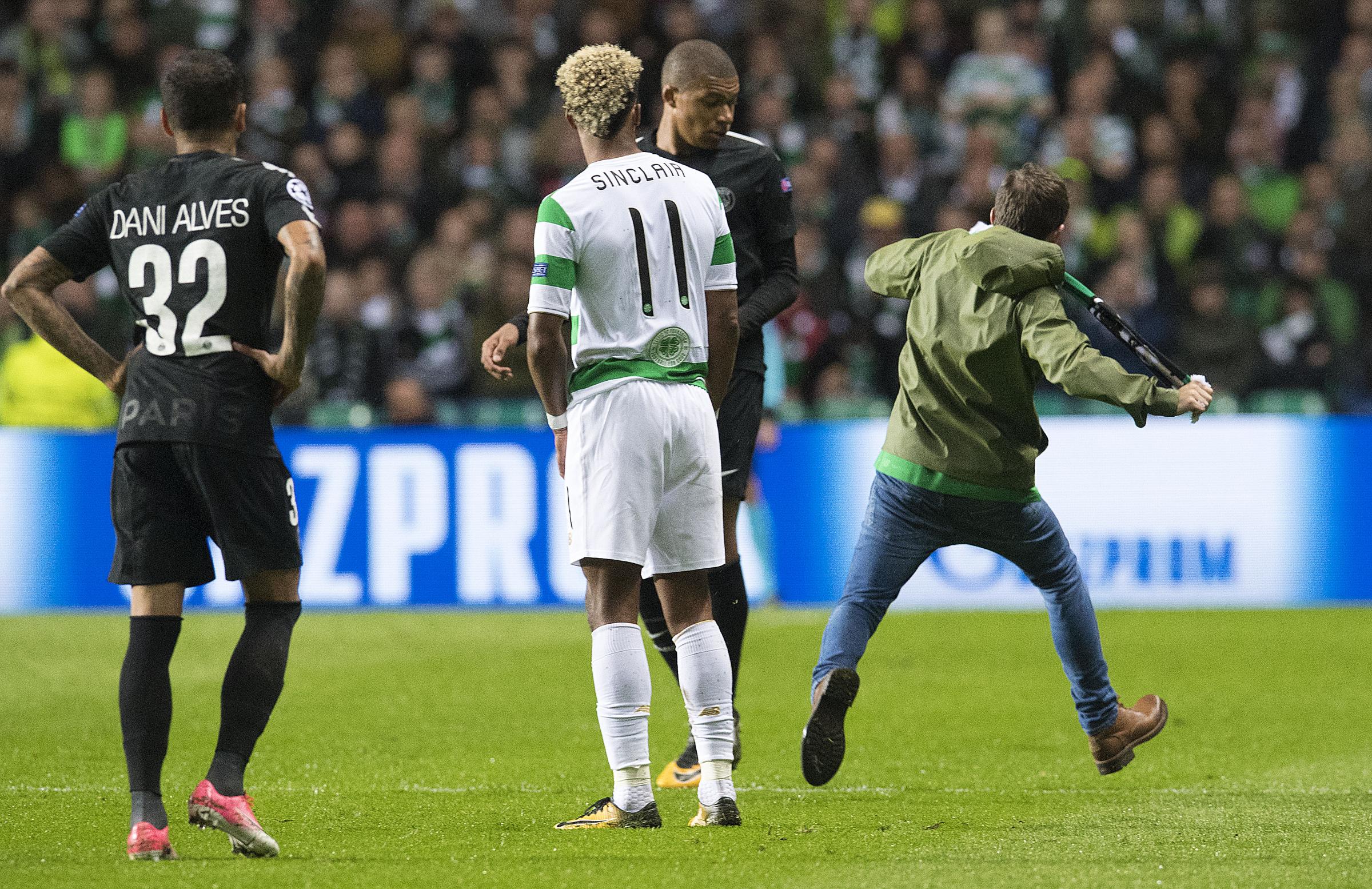 UEFA fine Celtic for pitch invasion during Champions League defeat to Paris Saint-Germain