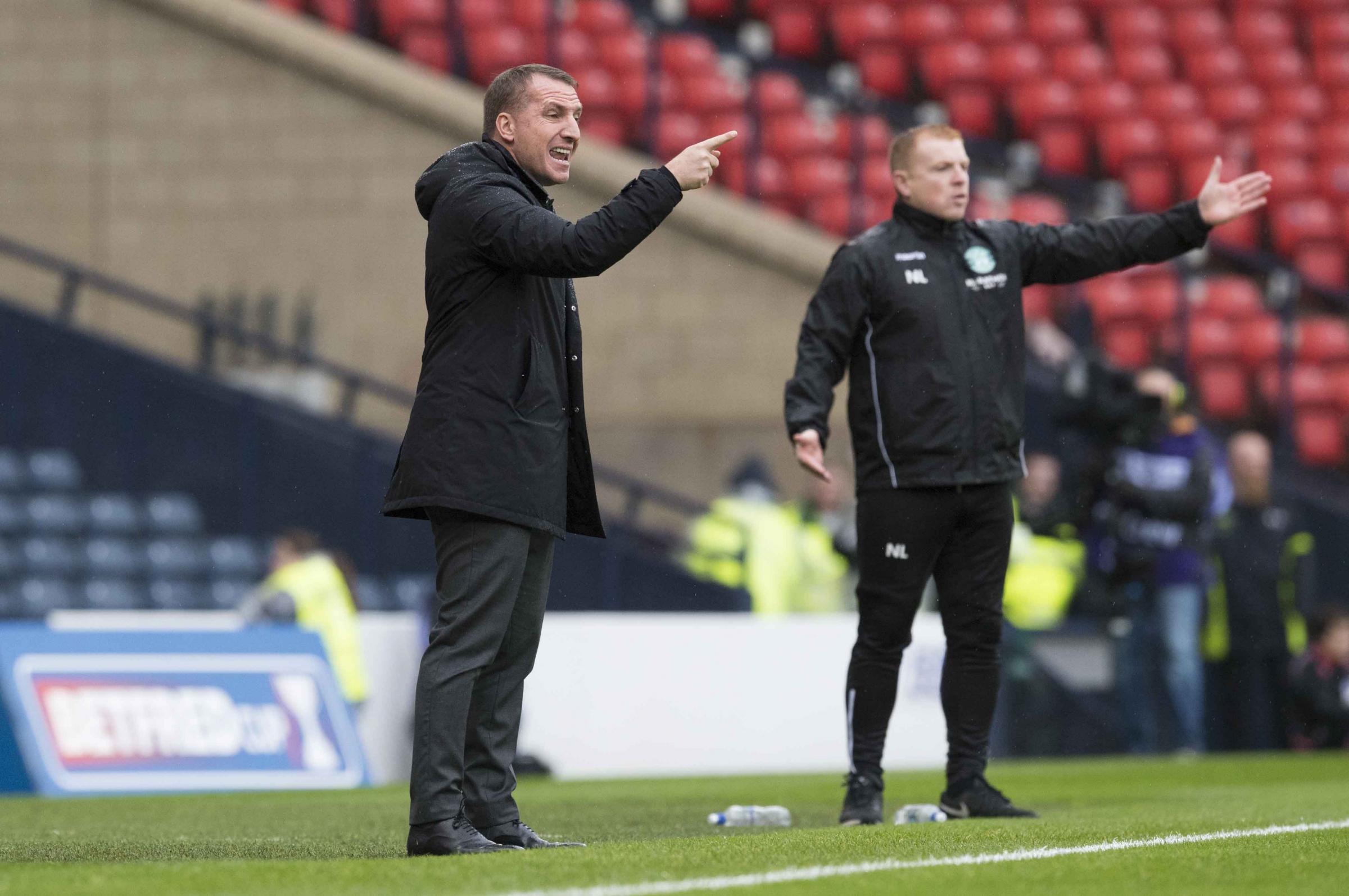 Celtic manager Brendan Rodgers reveals that assistant referee apologised for awarding Hibernian penalty