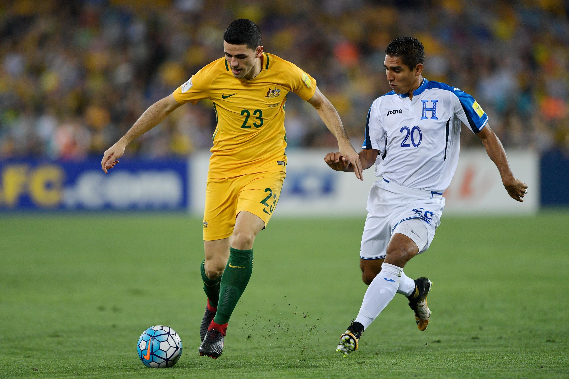 Celtic midfielder Tom Rogic heading for World Cup after Australia beat Honduras in play-off