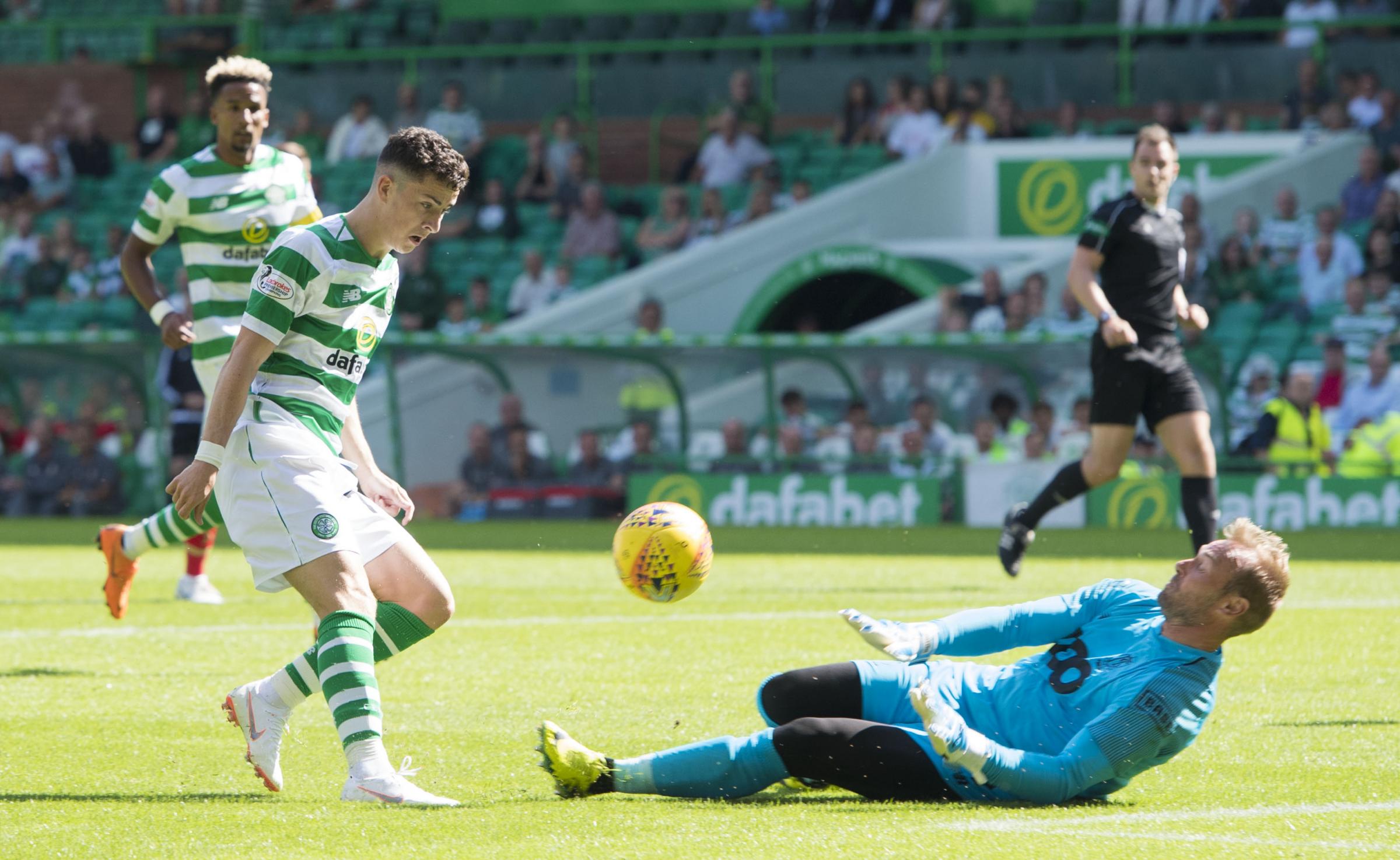 Celtic manager Brendan Rodgers insists he has no intention of letting Mikey Johnston go