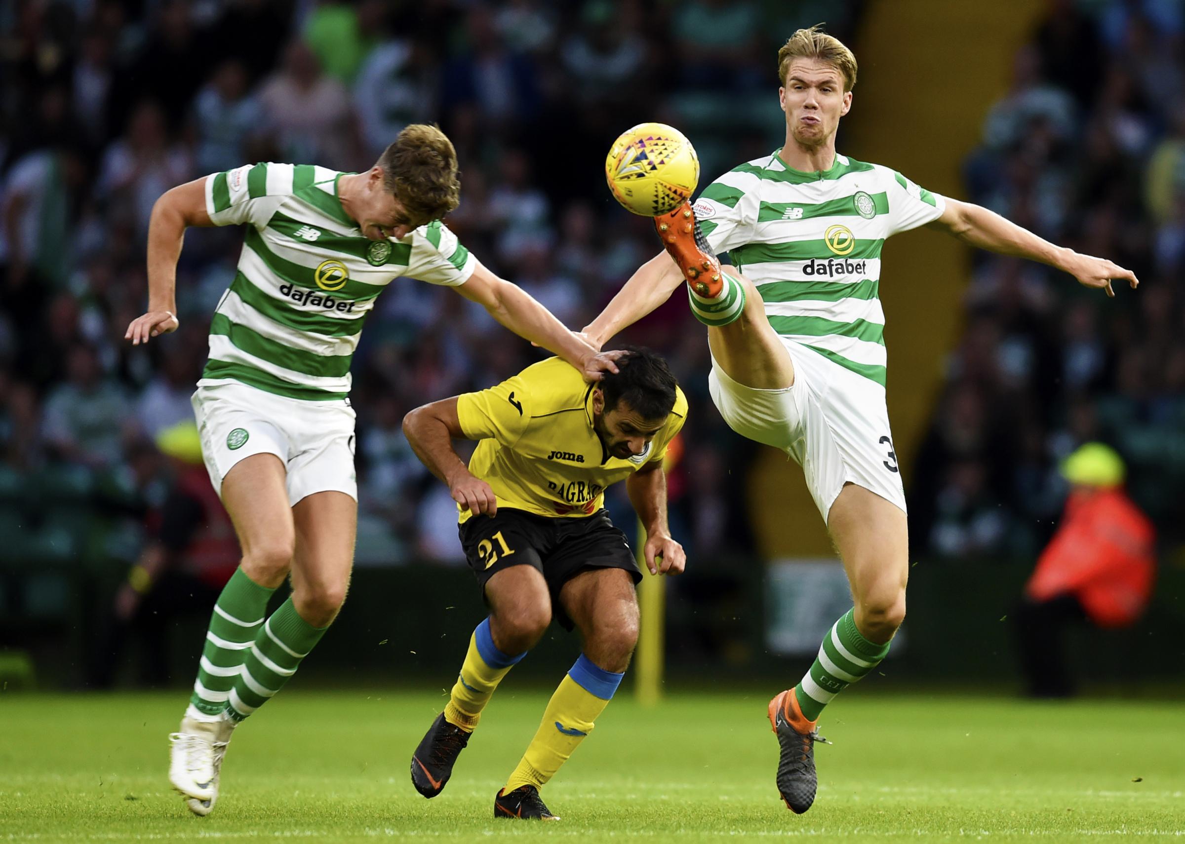 Celtic’s Kristoffer Ajer on red alert ahead of facing his countrymen