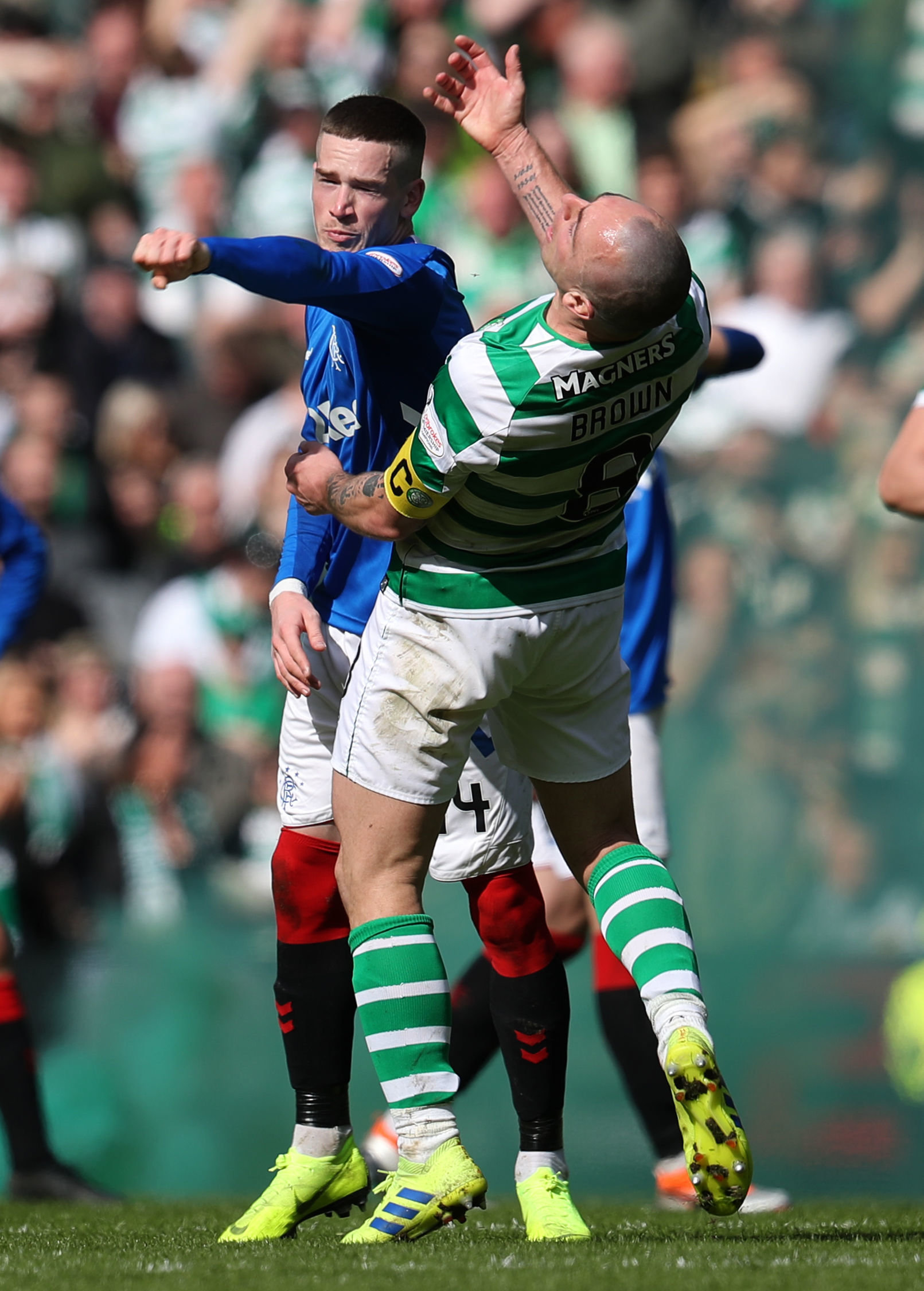 Celtic manager Neil Lennon backs Scott Brown for his end of match celebration