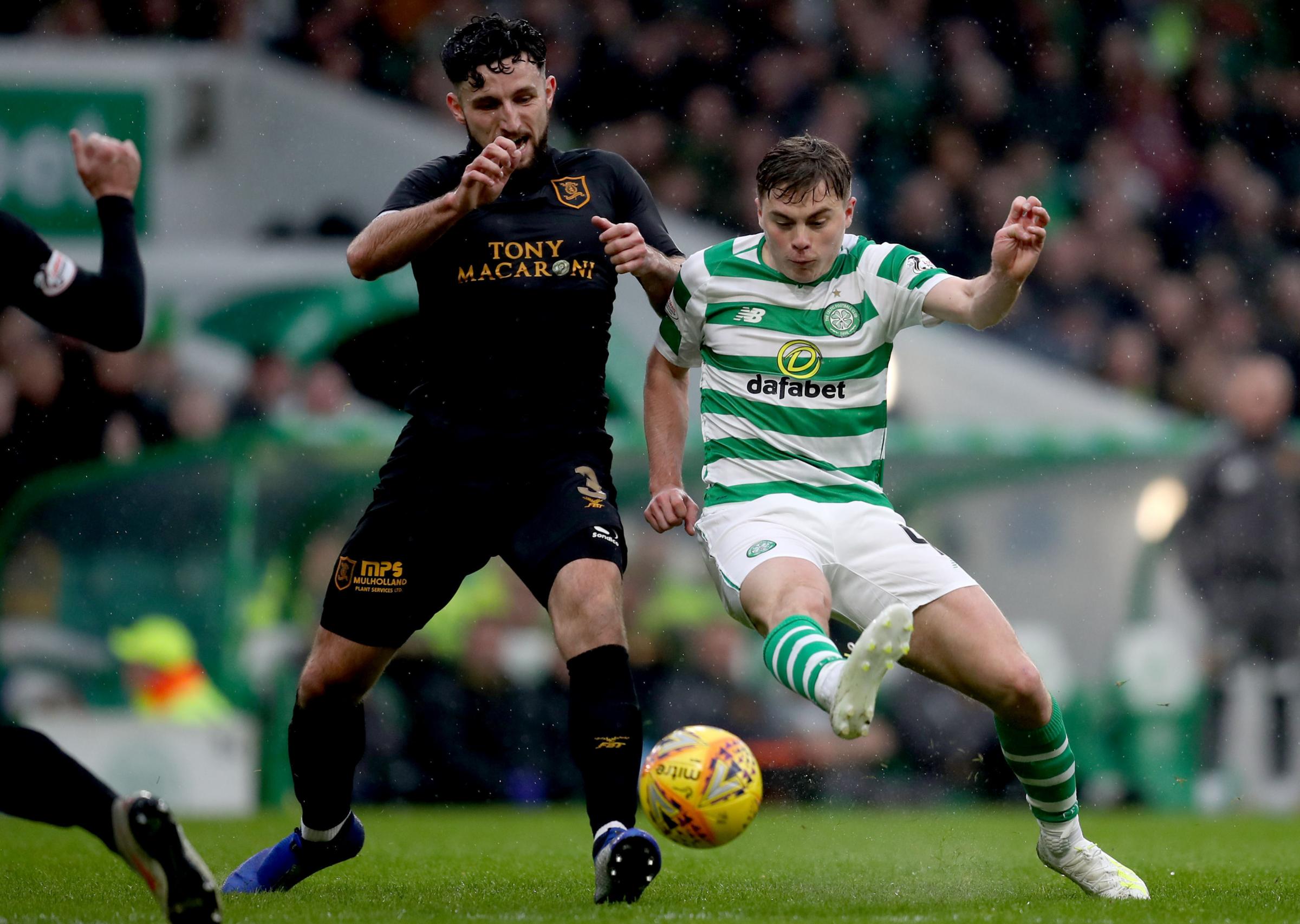 Celtic fans don’t sing a song for James Forrest but he’s a real starman playing on the right