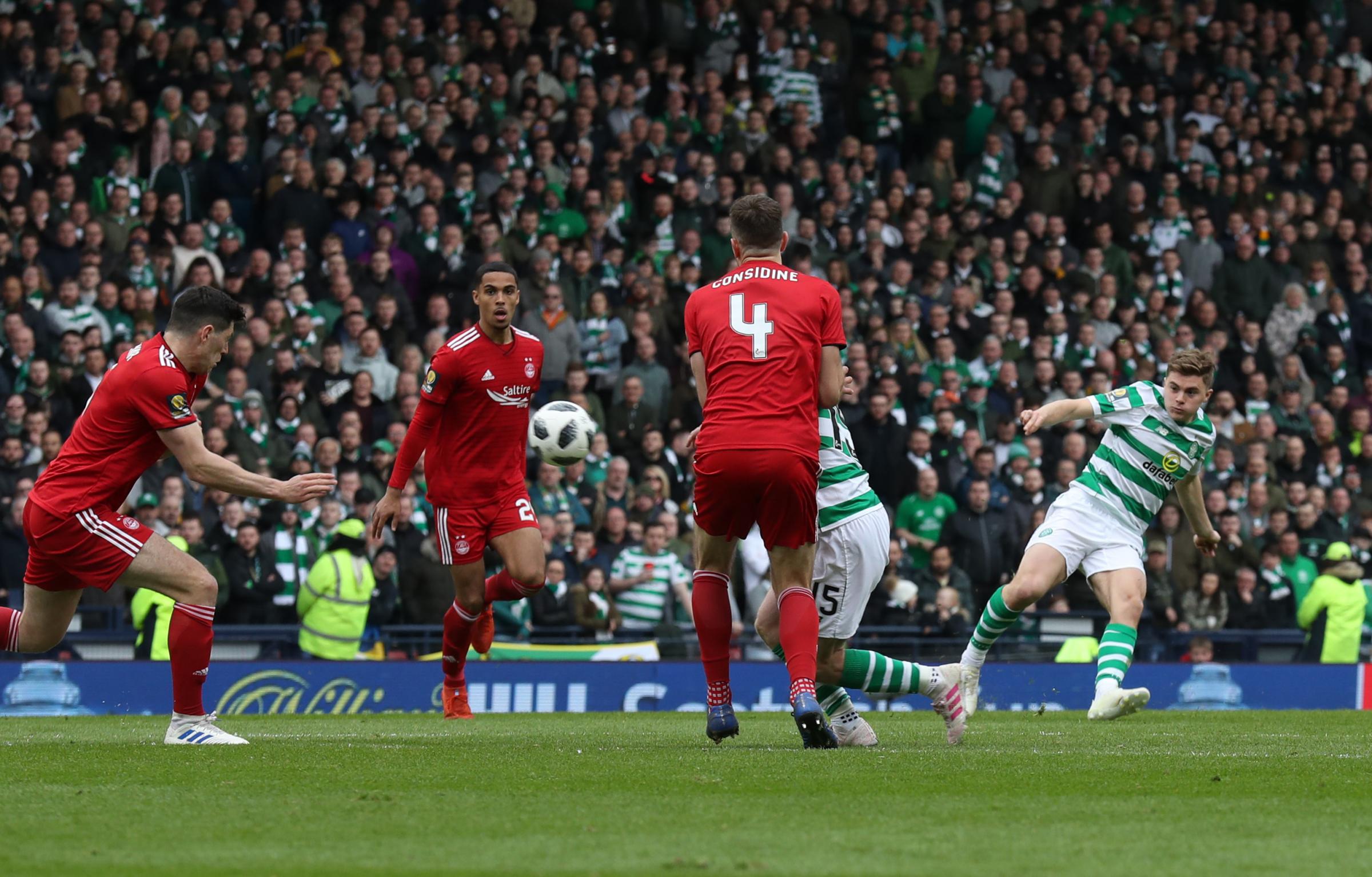 McGregor believes Celtic teammate Forrest may have pipped him to player of the year after Hampden wonder-strike