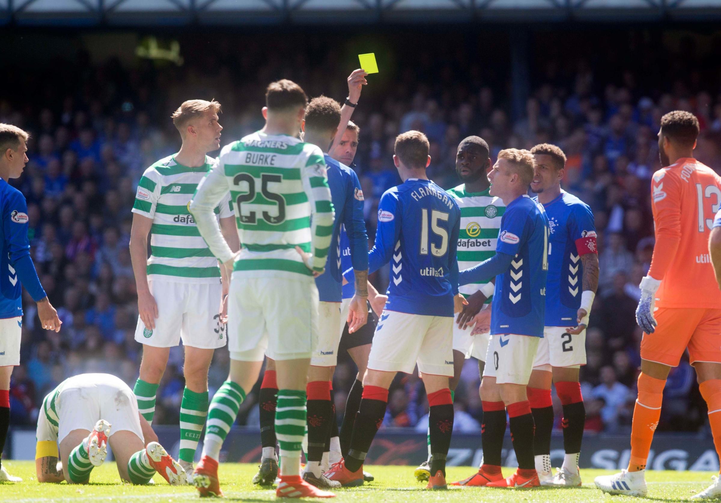 Rangers defender Jon Flanagan facing two-game ban for elbow on Celtic skipper Scott Brown